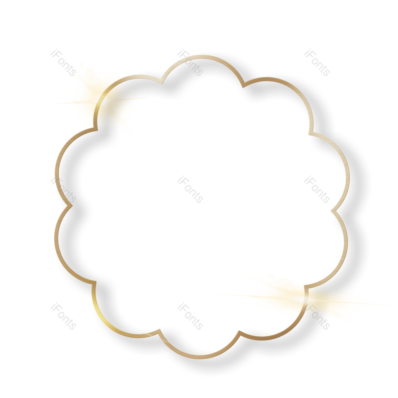 边框图片,简约元素,金属PNG,渐变免抠素材